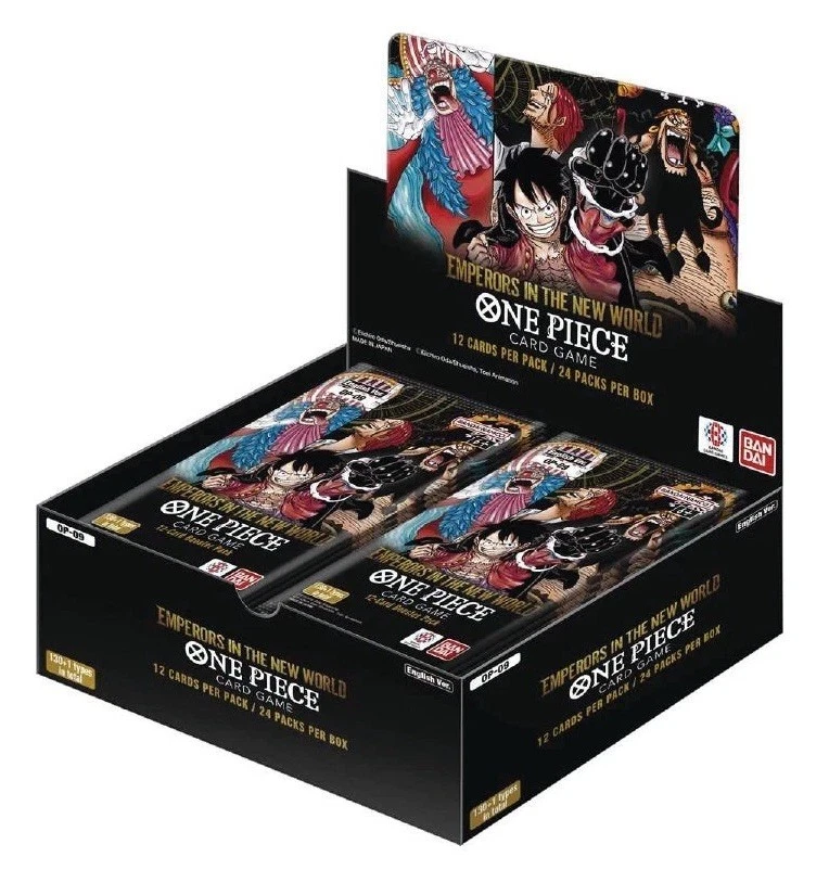 One Piece Card Game OP-09 – Emperors in the New World Booster Box English SEALED